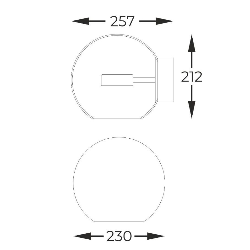 Zuma Line - LED Nástěnné svítidlo LED/5W/230V chrom