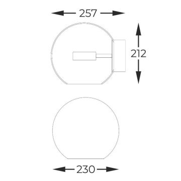 Zuma Line - LED Nástěnné svítidlo LED/5W/230V zlatá