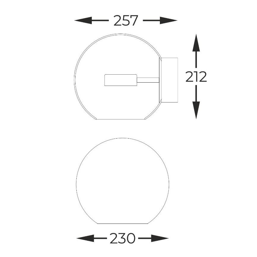 Zuma Line - LED Nástěnné svítidlo LED/5W/230V zlatá